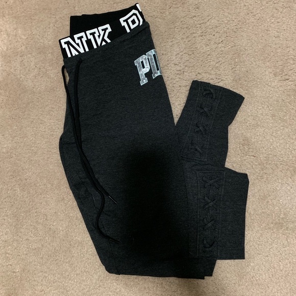 PINK Victoria's Secret Pants - PINK VS Dark Gray Leggings